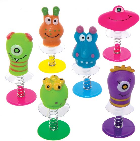 Baker Ross P355 Monster Jump, Assorted Novelty Party Favor Toys, Handheld Games or Kids Classroom Prizes (Pack of 6), 1-Pack
