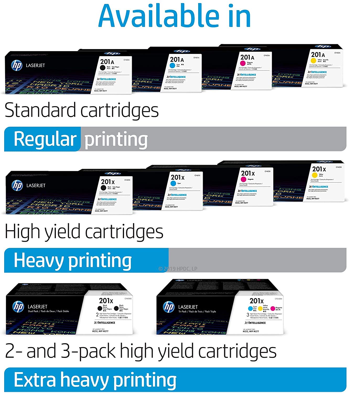 HP CF402X 201X, High Yield Yellow Original LaserJet Toner Cartridge, Yellow, High Yield - Image 2