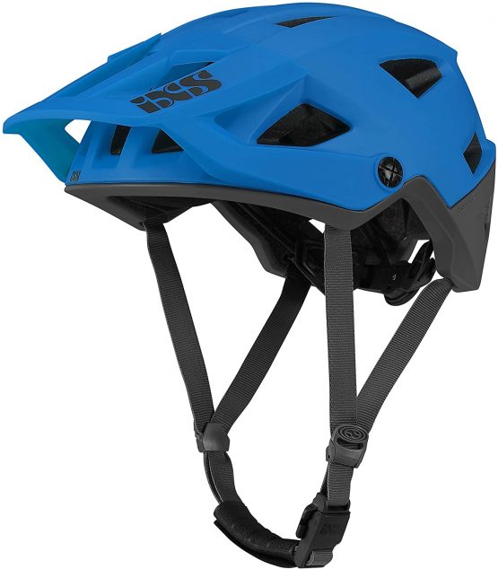 IXS Trigger AM Unisex Adult Mountain Bike Helmet, Blue (Fluorescent Blue), ML (58-62 cm)