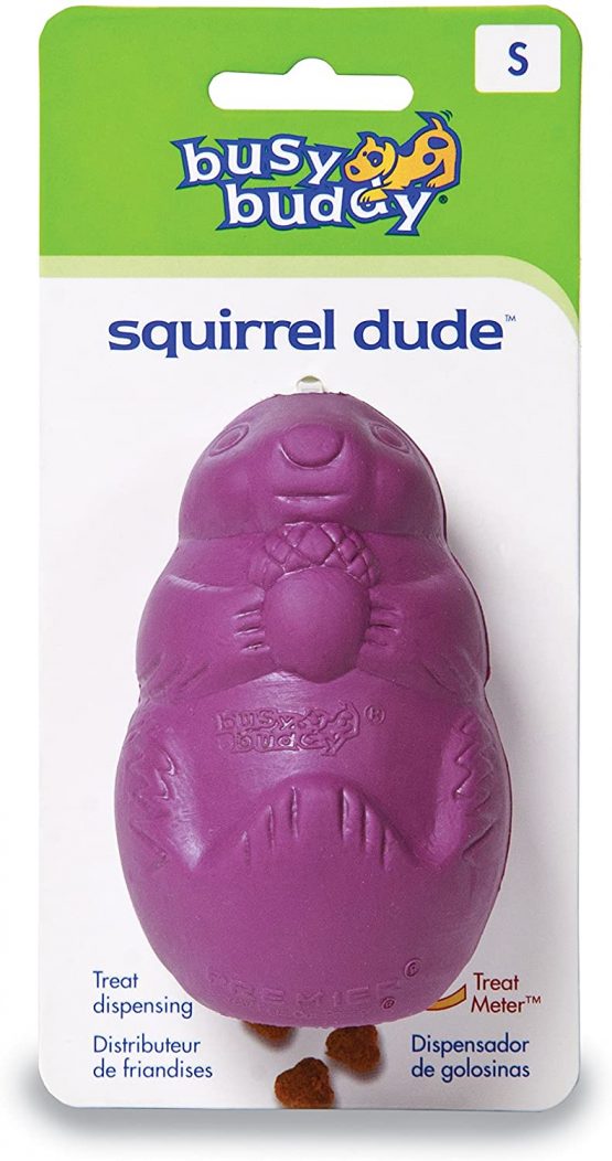 Busy Buddy Squirrel Dude, Interactive Treat Dispensing Dog Toy - Chew Toy, Small Dogs - Image 3