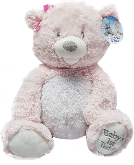 CUDDLE BARN Pink My First LullabyTeddy Teddy Bear TY-B1-P