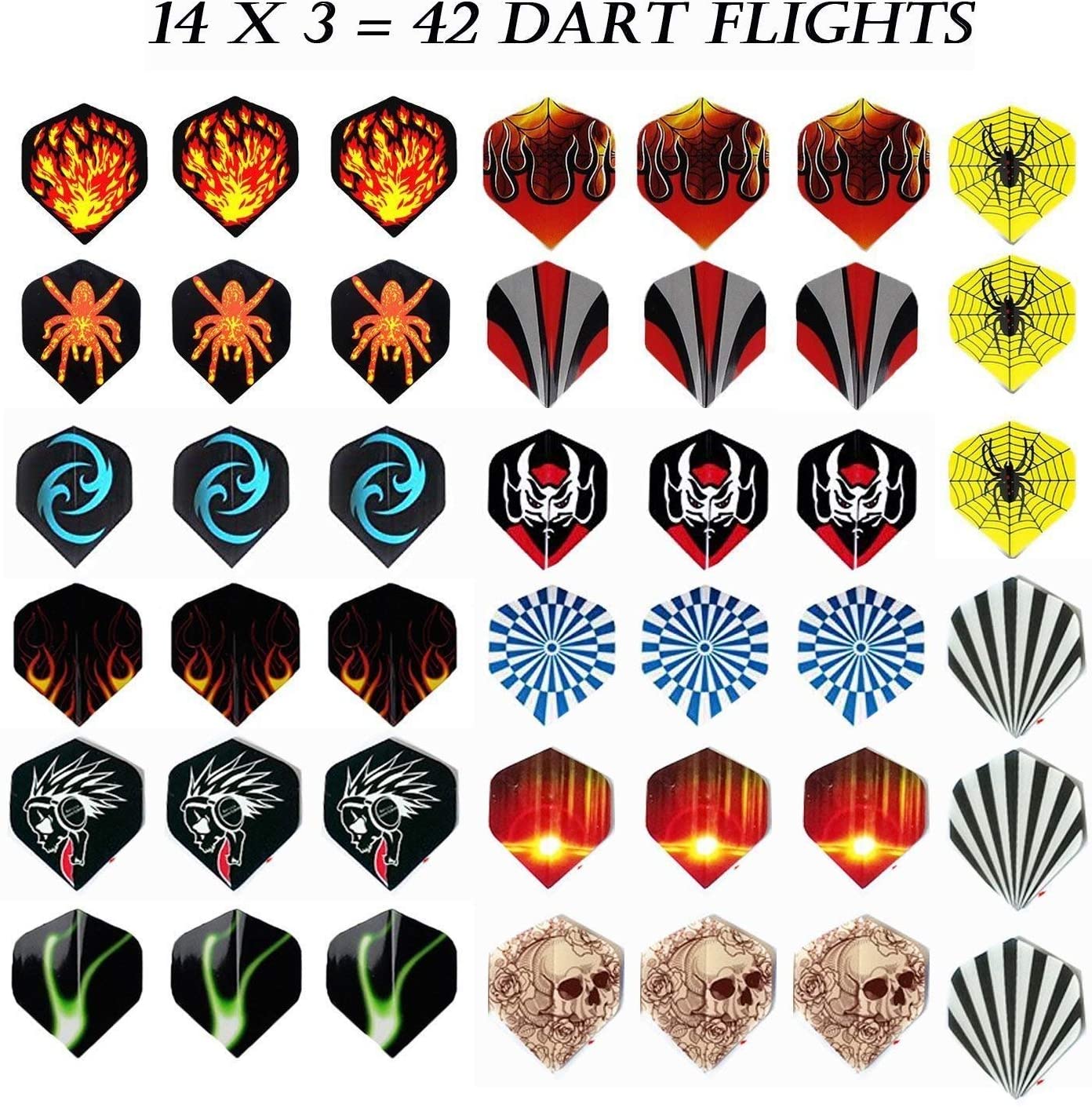 Sinwind Darts Set, 12 Pcs Soft Tip Darts with Brass-plated Steel Barrels - Image 3