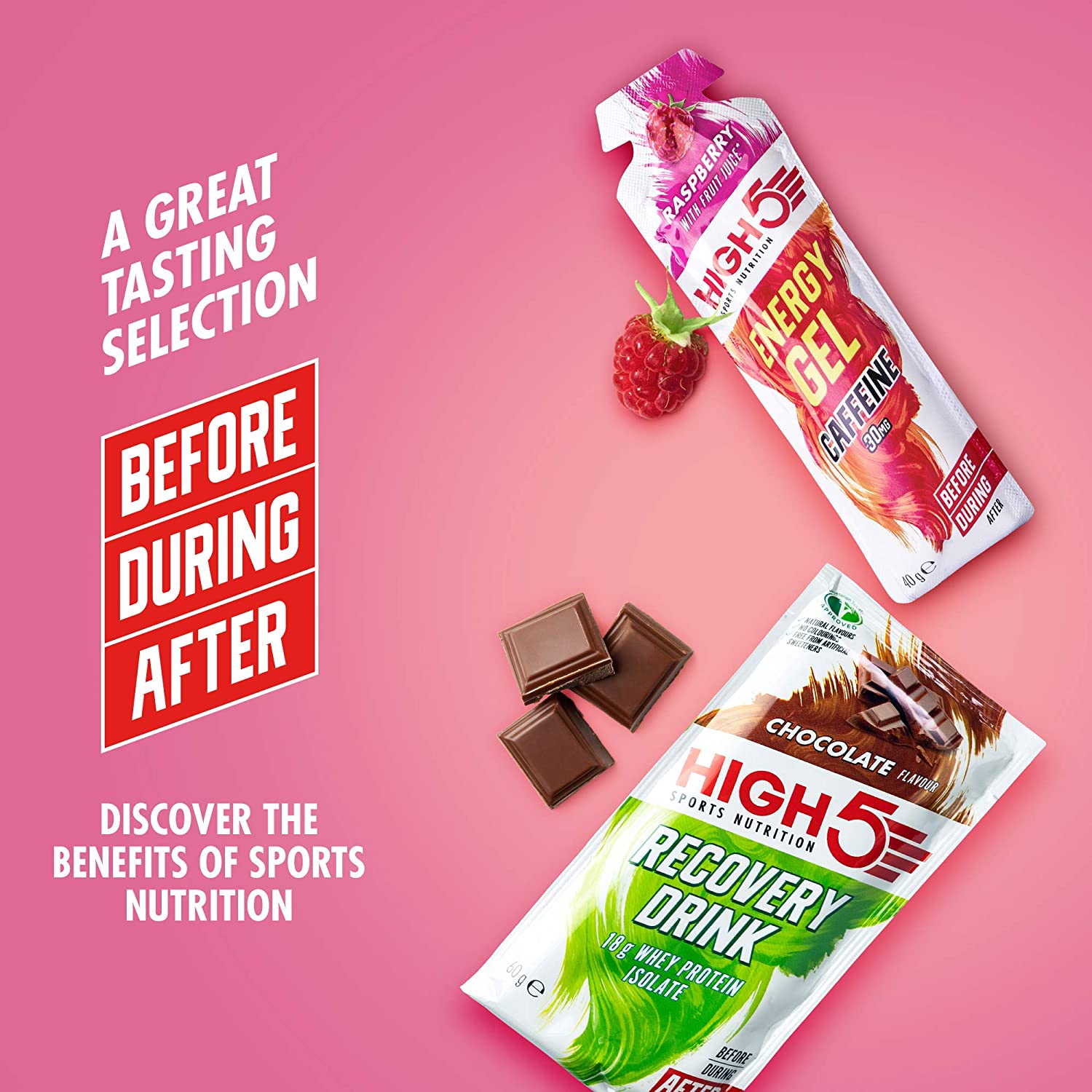 HIGH5 Starter Kit Nutrition Pack Combining Energy, Hydration & Recovery, 8 Count (Pack of 1) - Image 4