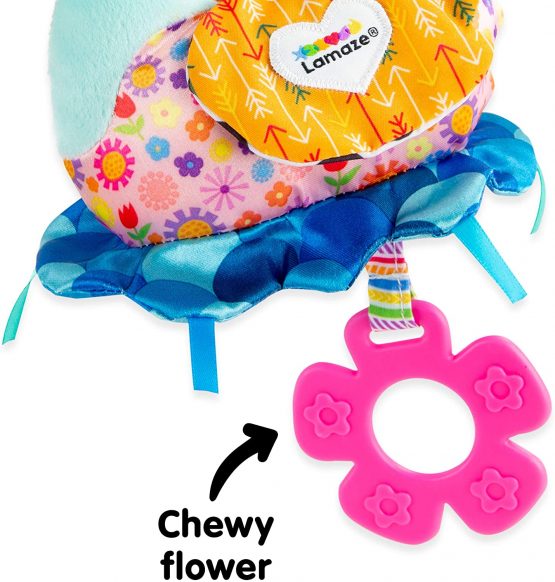 LAMAZE Mini Clip & Go Sierra The Swan, Clip on Pram and Pushchair Newborn Baby Toy, Sensory Toy for Babies Boys and Girls from 0-6 Months - Image 3
