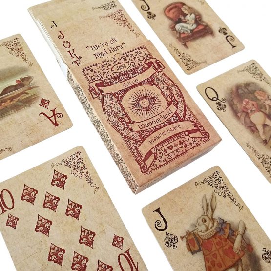 ASVP Shop Alice In Wonderland Playing Cards - Full Set - Perfect for Gifts, Games, Decor, Alice in Wonderland Party Supplies and Decoration - Image 3