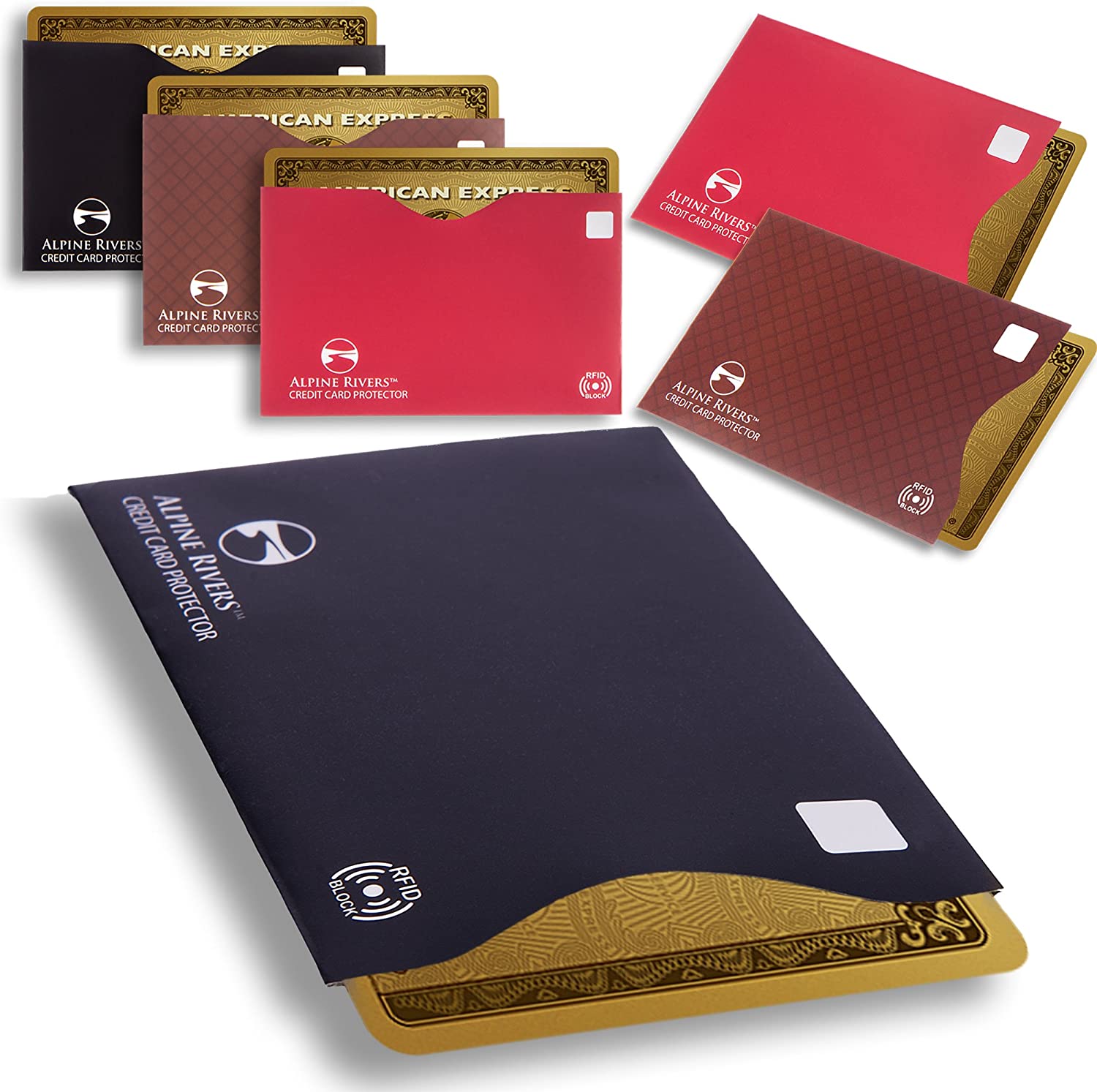 18 RFID Blocking Sleeves (14 Credit Card Holders & 4 Passport Protectors) Ultimate Premium Identity Theft Protection Sleeve Set for Men & Women. Smart Slim Design perfectly fits Wallet / Purse - Image 2