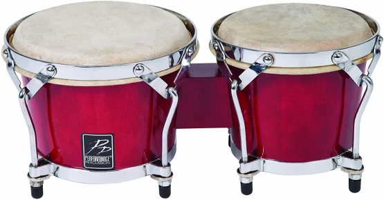 Performance Percussion Bongos - Trans Red Finish