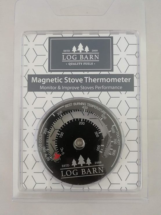 Log-Barn Magnetic Log Burner & Stove Thermometer for Stoves Surface and Flue Pipe. Best Burning Temperature Zone - Comes with Free Screw - Image 4