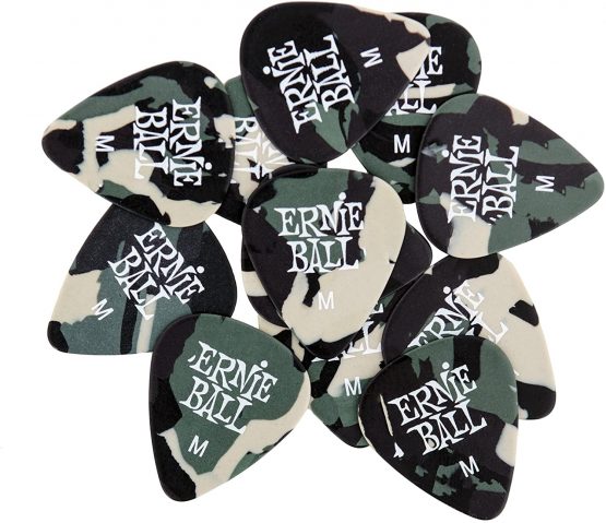 Ernie Ball P09222 Camouflage Cellulose Medium bag of 12 - Image 3