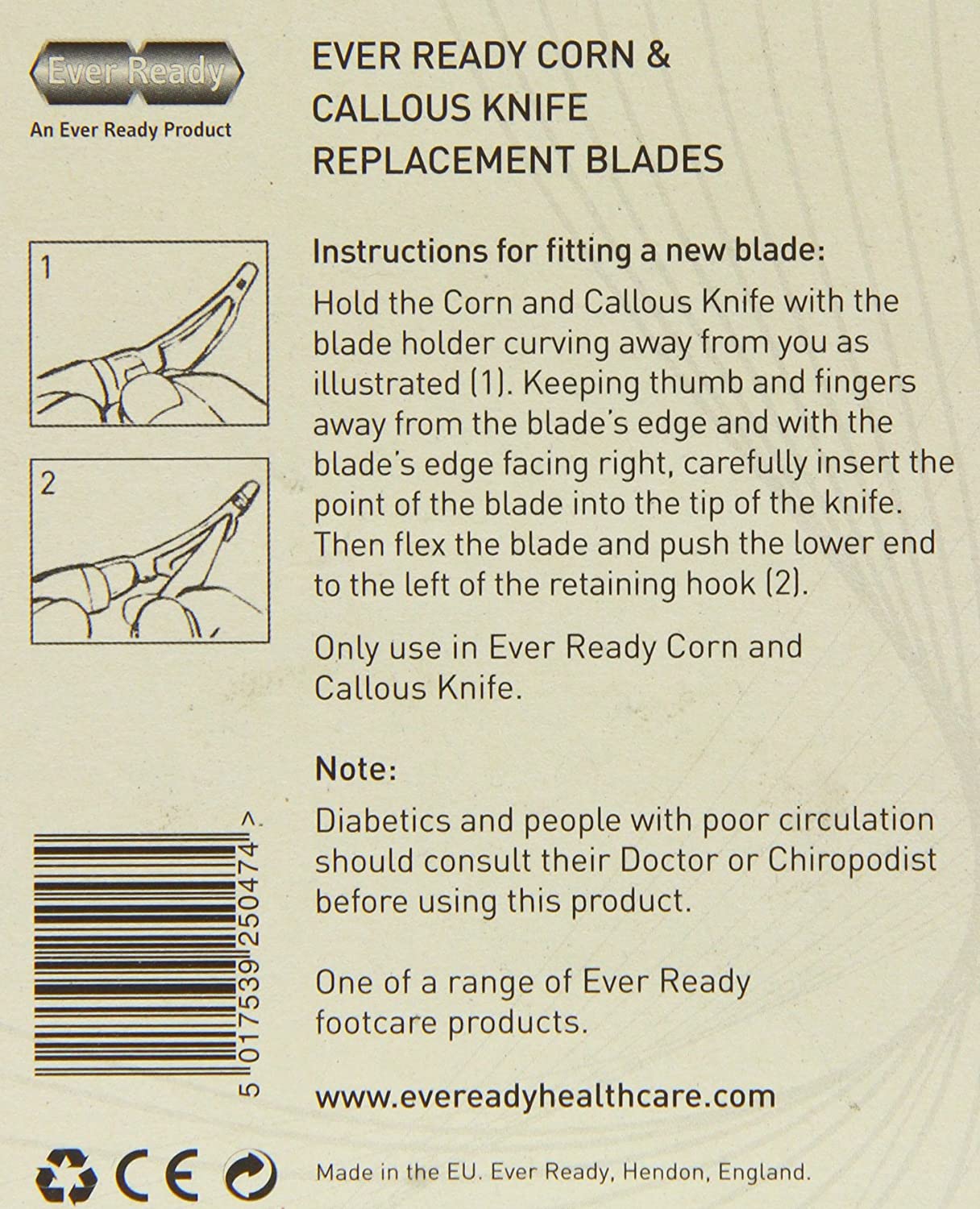 Ever Ready Corn & Callous Knife Replacement Blades - Image 2