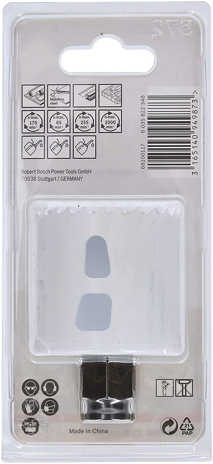 BOSCH Bi-Metal Hole Saw (for Wood and Metals 8% Cobalt Alloy, Progressive Tooth Design, diameter 51 mm, Accessory Drills) - Image 3
