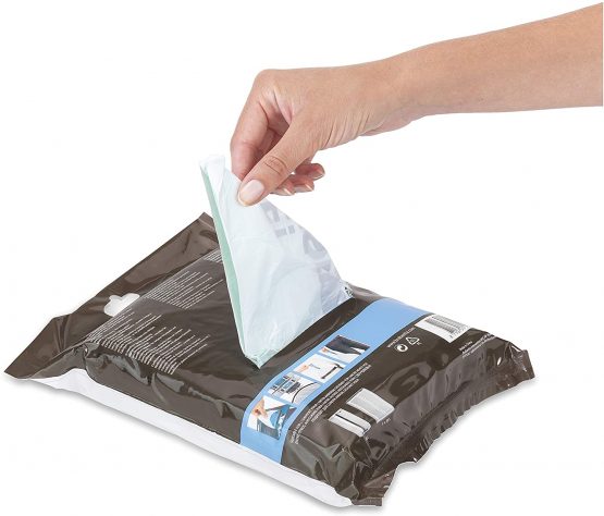 Brabantia PerfectFit Bin Liners (Size O/30 Litre) High Quality Thick Plastic Trash Bags with Tie Tape Drawstring Handles (40 Bags) - Image 3