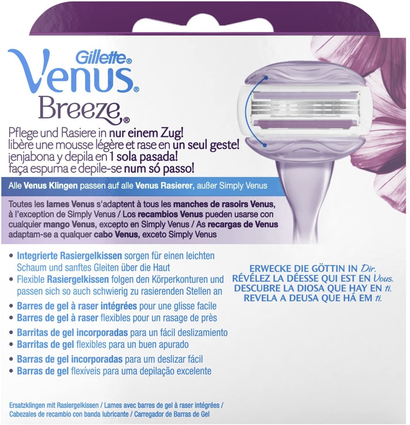 Gillette Venus Breeze Blades, 8 count (Pack of 1) - Image 2
