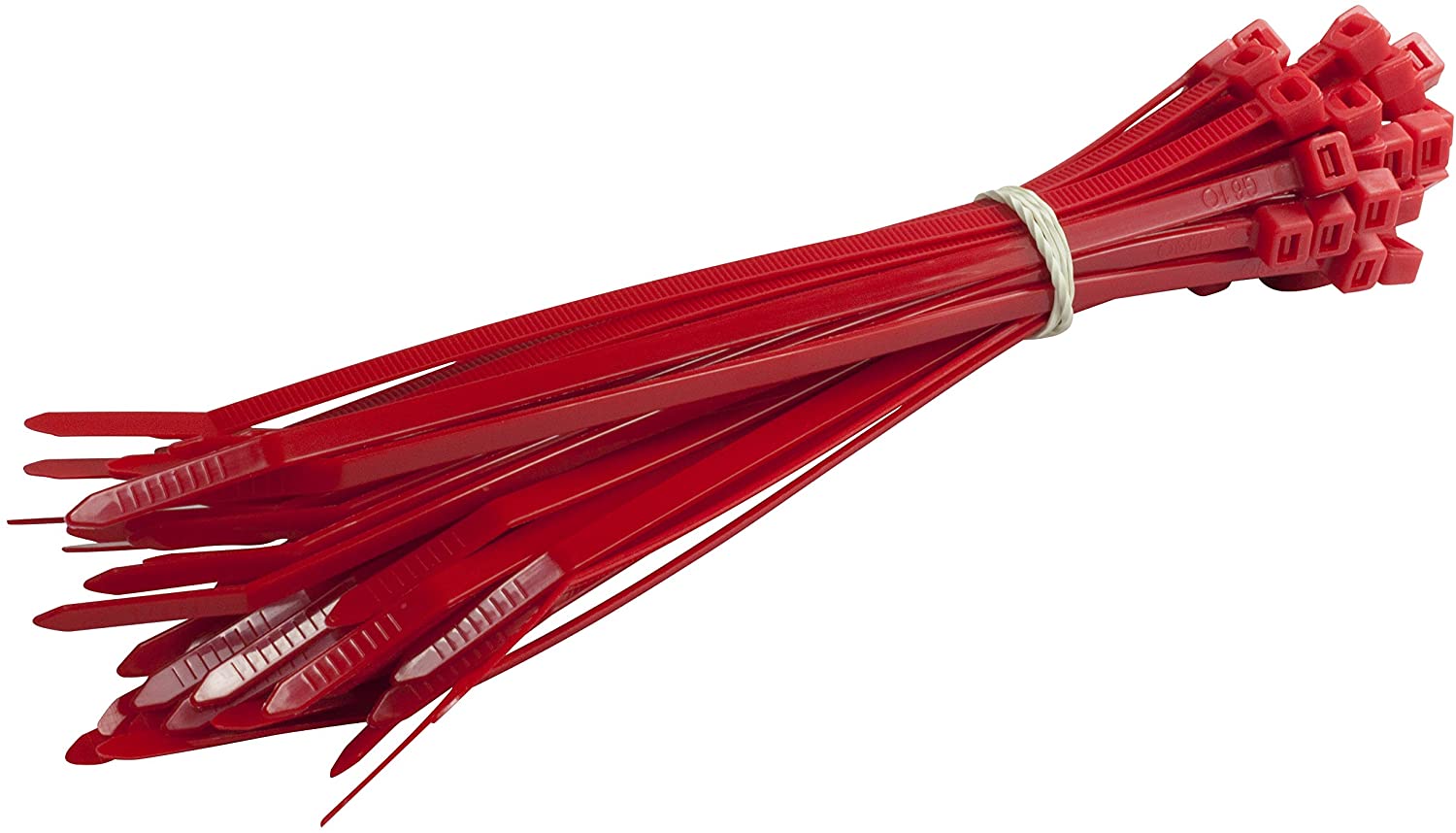 Gocableties Red Cable Ties, 300mm x 4.8mm, Pack of 100, 12" Premium Nylon Zip Ties, Multi-Purpose Plastic Tie Wraps - Image 2