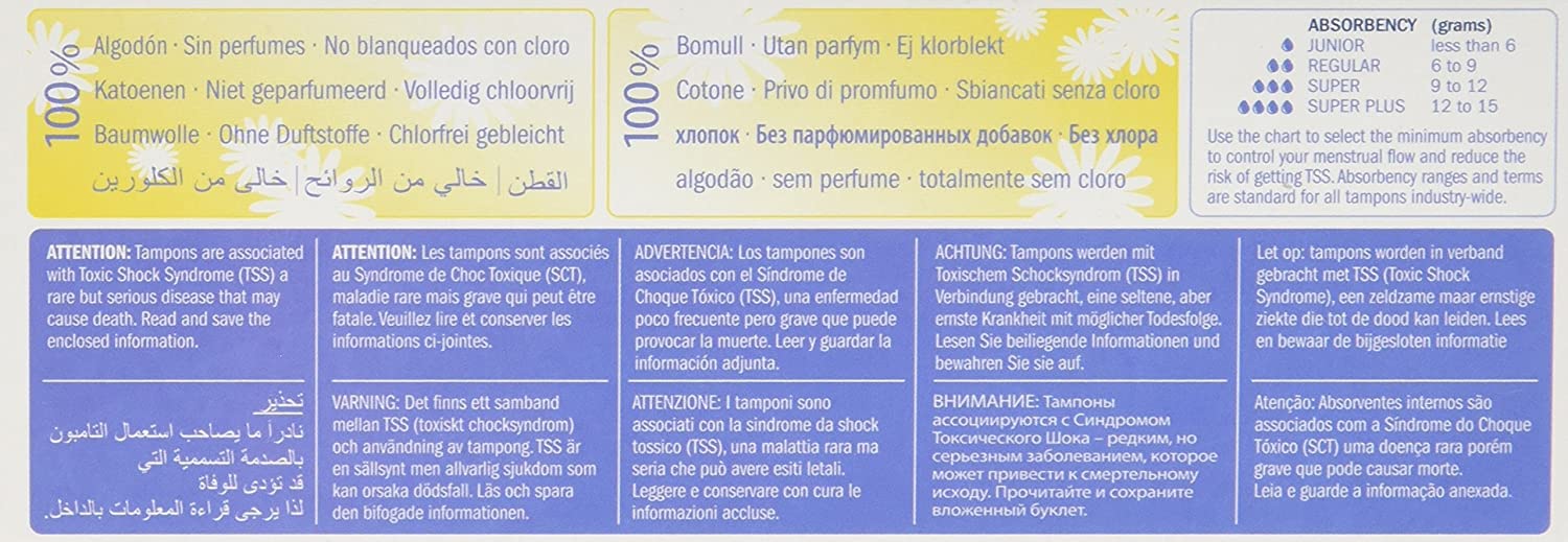 Natracare Organic All Cotton Tampons, 20 Each, 20 Count (Pack of 1) - Image 2