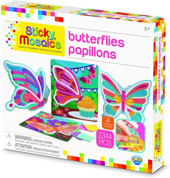ORB 51006.0 0622222051006 Sticky Mosaics Butterflies, Linus, Multi - Image 3