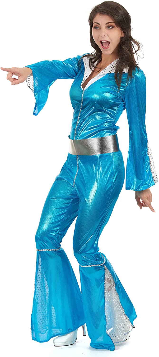 Atosa Costume Disco Anni 70 Per Bambini 5-6 Anni - Completo 2 Pezzi Con Tuta E Cintura, Ideale Per Carnevale E Halloween