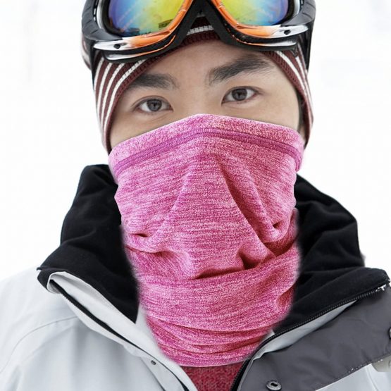 WTACTFUL Soft Fleece Neck Warmer Neck Gaiter Face Mask Cover Scarf Keep Warm for Cold Weather Winter Outdoor Sports - Image 3