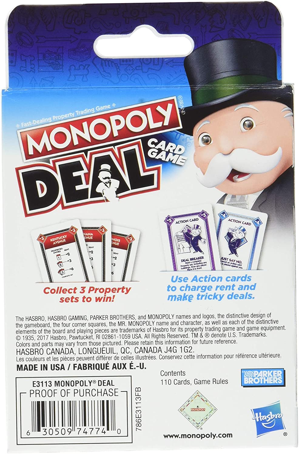 Monopoly Deal - English, Multicolor, 9.17 cm x 1.91 cm x 14.30 cm - Image 2