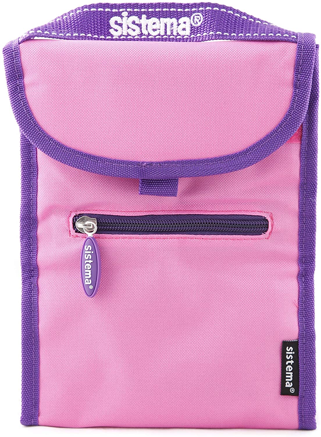 Sistema Fold Up Insulated Lunch Cooler Bag, Fabric-Polyester, 10 x 17.5 ...