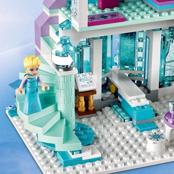 LEGO 43172 Disney Princess Frozen Elsa’s Magical Ice Palace Set with Princess Elsa and Anna Mini Dolls and Frozen Playground - Image 4