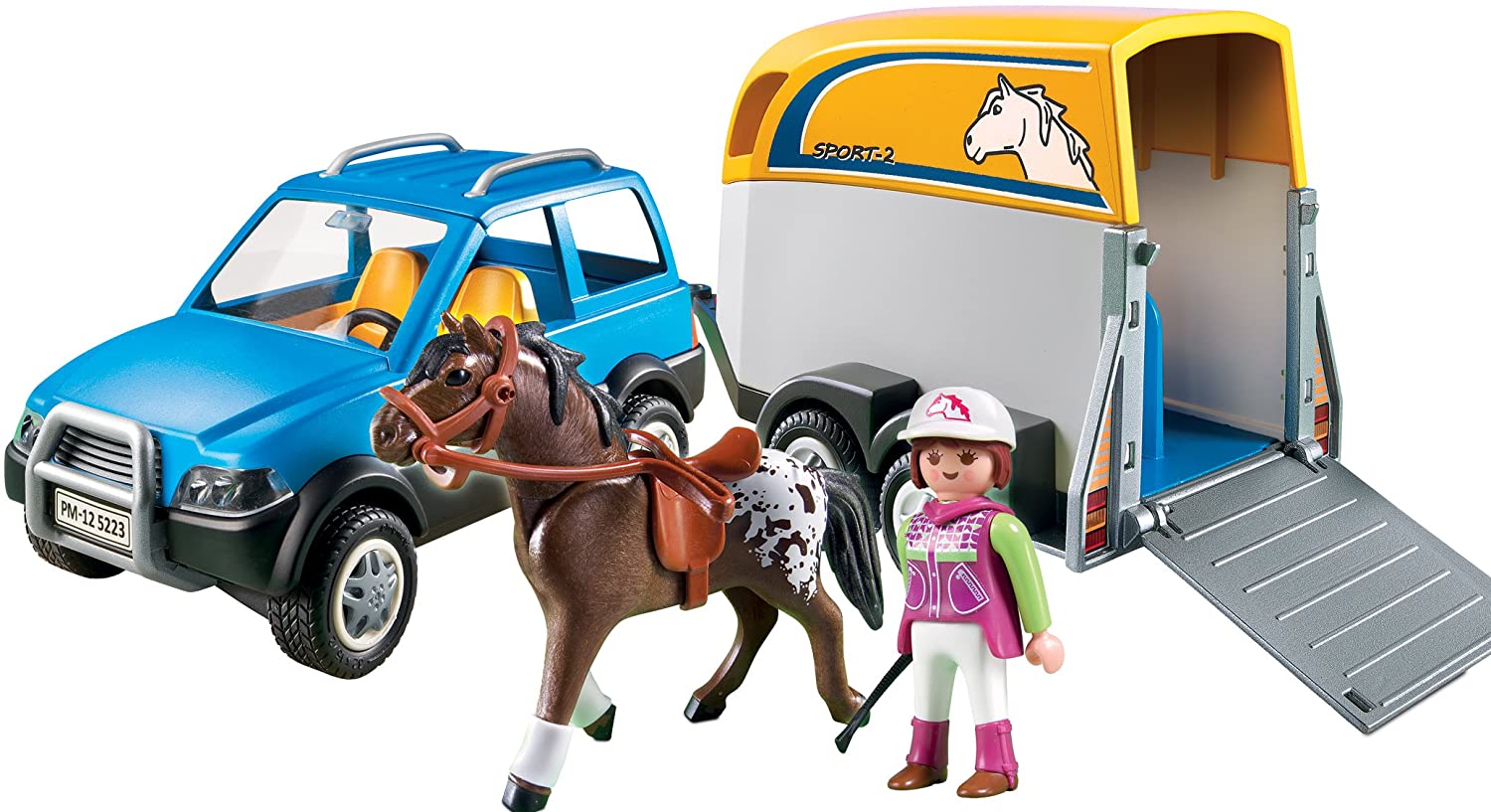 Playmobil 5223 Country SUV with Horse Trailer – BigaMart