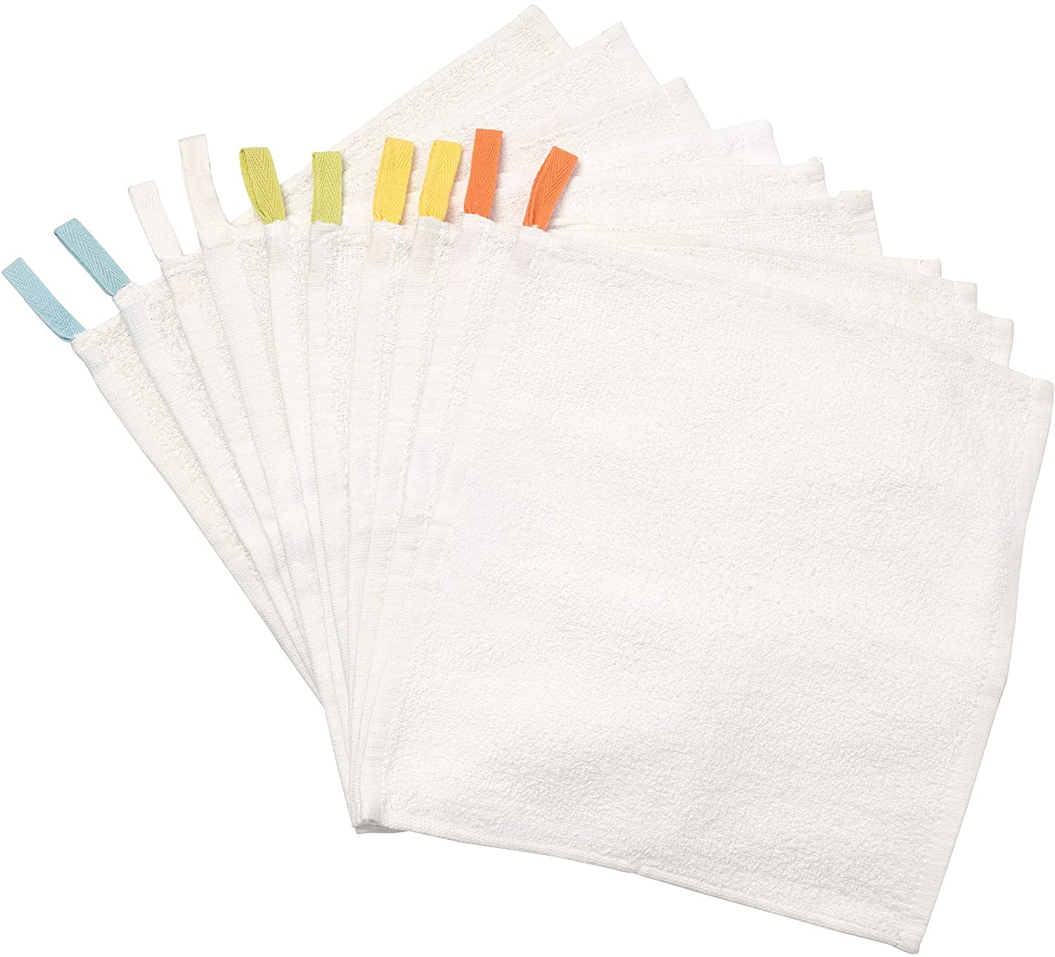 IKEA KRAMA washcloth, white, 30x30 cm