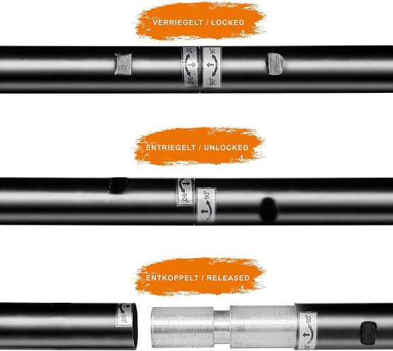 Walimex TELESCOPIC Background Crossbar, 224-400cm - Image 4