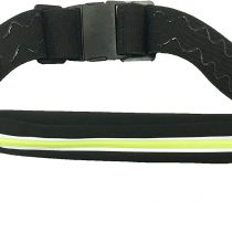 It's Running Single Running Belt Waist Bag, Black/Yellow One Size