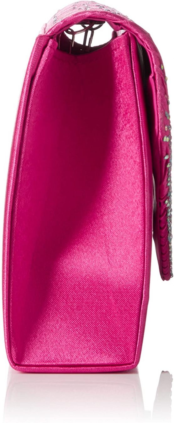 SWANKYSWANS Womens Abby Diamante Envelope Style Bag Clutch - Image 3