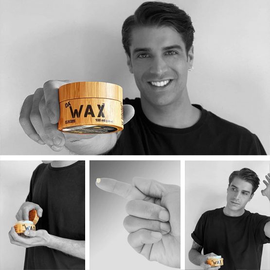 Da'Dude Da'Wax, Hair Wax for Men, Strong-Hold Mens Hair Wax in Bamboo Tub & Gift Bag - Image 3