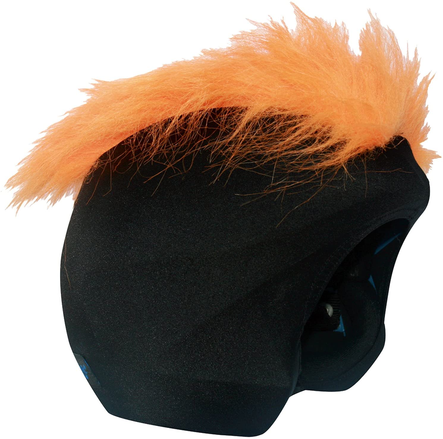COOLCASC FURRY ORANGE Multisport Helmet Cover, Black, Orange, One fits all