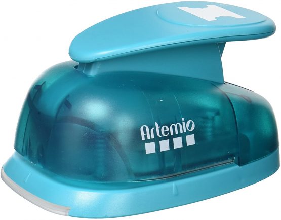 Artemio 7.6 cm Jumbo Lever Punch, blue