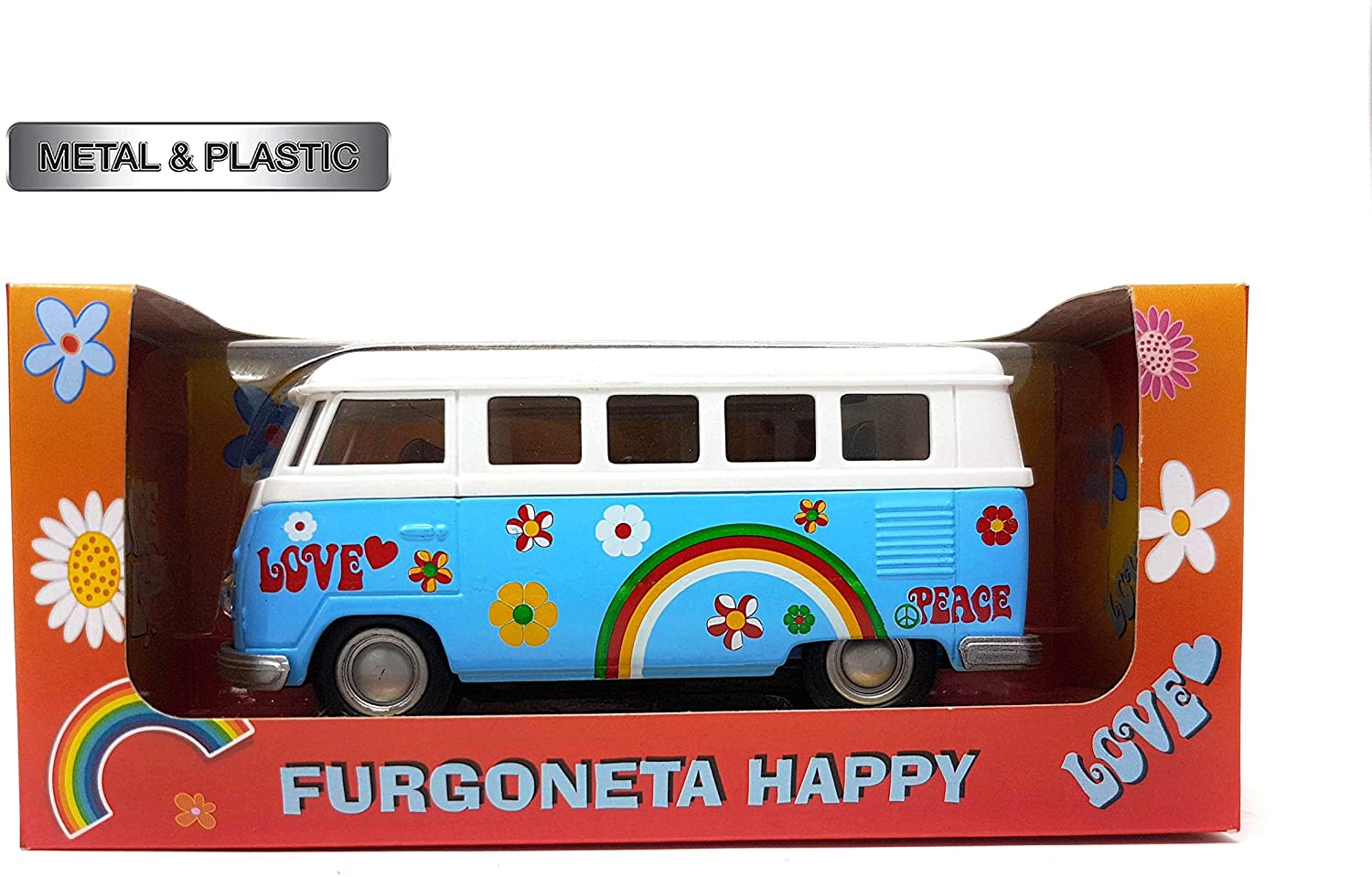 PLAYJOCS GT-3517 HAPPPY VAN, Blue, 6.61 x 2.99 x 2.68 inches - Image 3