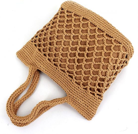 Millya Women Handmade Straw Tote Bag Woven Crochet Top-handle Bag Vacation Beach Handbag - Image 4