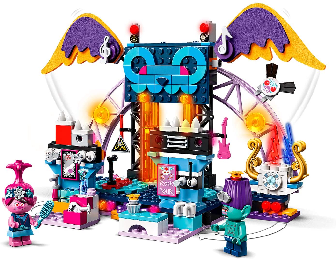 LEGO 41254 Trolls Volcano Rock City Concert, Multicolored, Medium - Image 2
