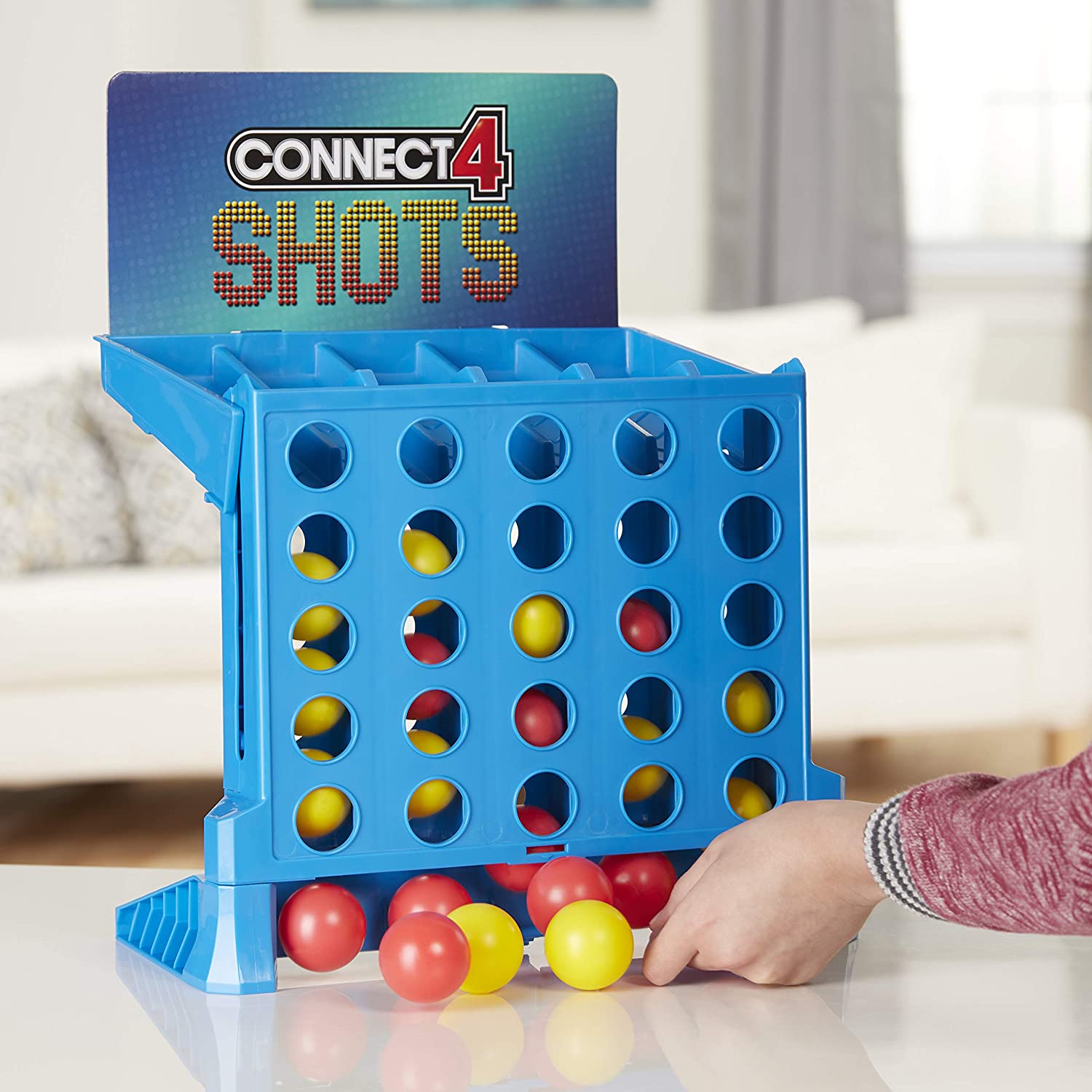 Hasbro E3578100 4 wins action, fast-paced children's game, Blue - Image 4
