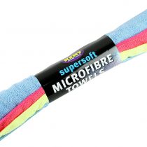 Kent Car Care GKEQ6300 Supersoft Microfibre Towels 3 Pack