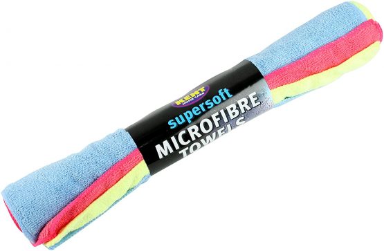 Kent Car Care GKEQ6300 Supersoft Microfibre Towels 3 Pack