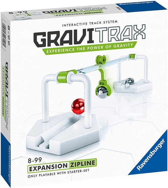 Ravensburger GraviTrax Zipline Add On Extension Accessory - Marble Run and Construction Toy For Kids Age 8 Years and Up - STEM