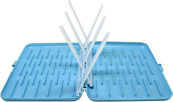 b Travel Drying Rack for Baby Feeding Accessories & Equipment (Blueberry)