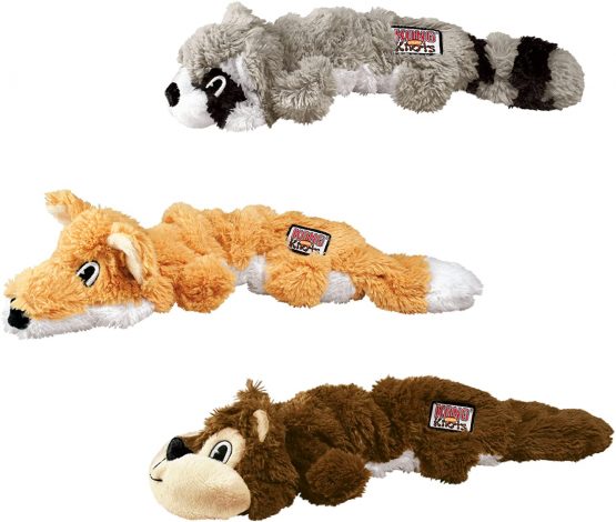KONG Scrunch Knots Squirrel Dog Toy, Small/Medium - Image 3