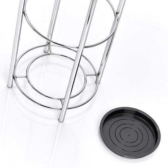 Zeller 10470 Umbrella Stand 25 cm x 48 cm Chrome - Image 4