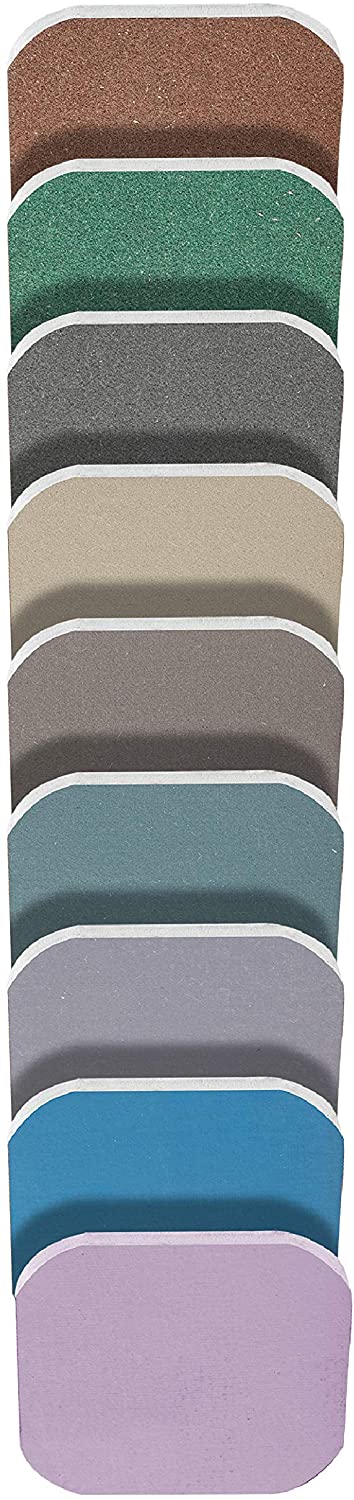 Micro-Mesh 2"x2" Soft Touch Pad Variety Pack, Assorted Colour Graded Pads, 2" x 2" - Image 2