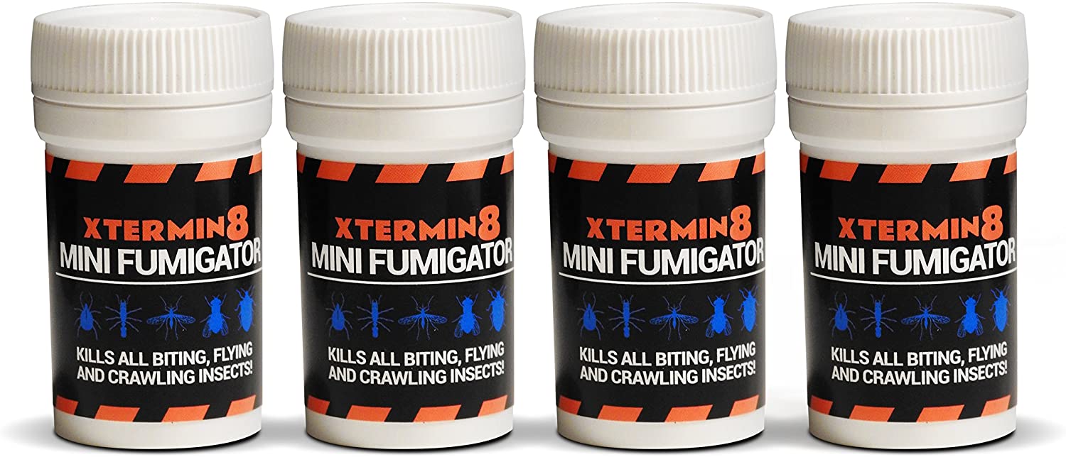 4 x Permethrin Smoke Generators - Xtermin8ProB Cat dog Flea Bomb indoor house home fumigation carpet fleas killer - Image 3