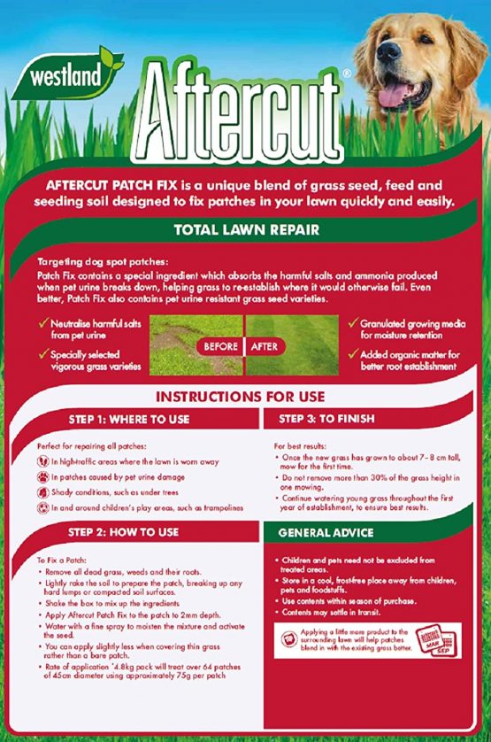 Aftercut Lawn Patch Fix, 30 Patches, 2.4 kg - Image 2