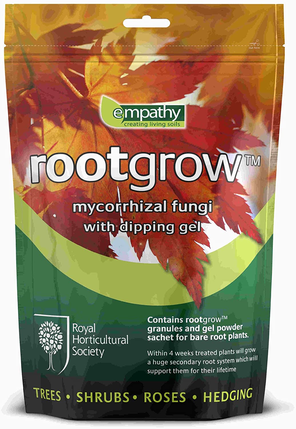 Plantworks Ltd RG1000GEL Empathy RHS 1Kg Rootgrow Mycorrhizal Fungi with Gel Sachet
