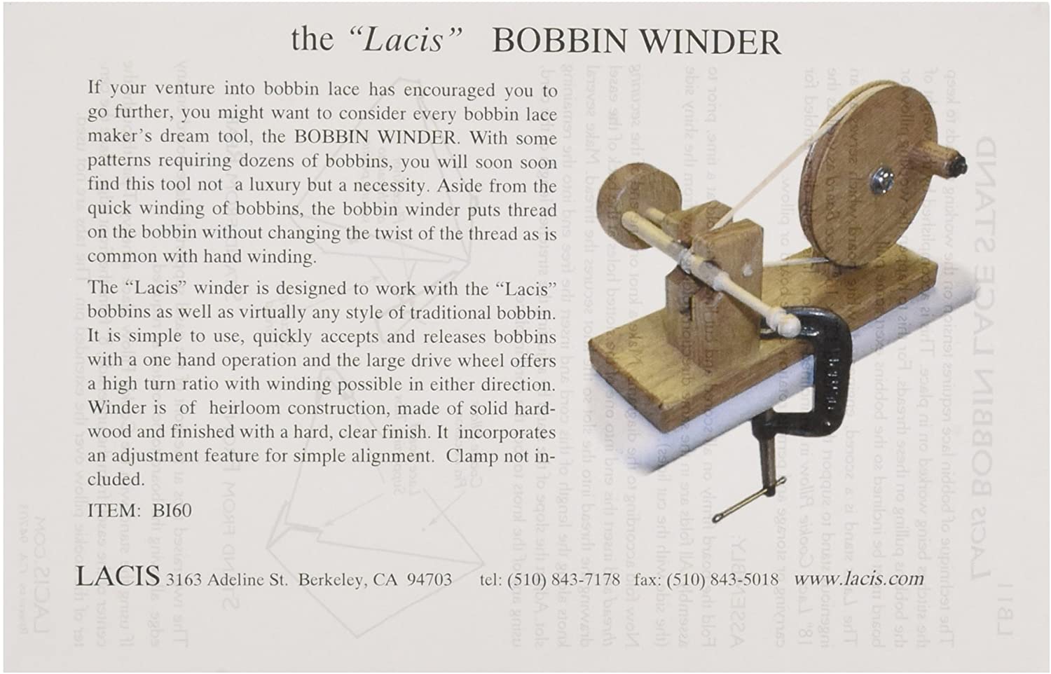 Lacis Bobbin Lace Kit, Wheatgrass - Image 3