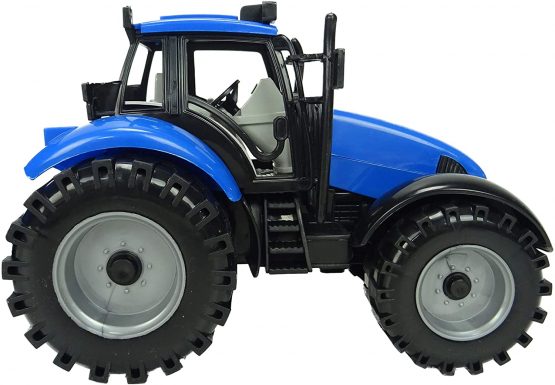 Toyland® Farm Tractor With Trailer In Pink, Red Or Blue (BLUE) - Image 4