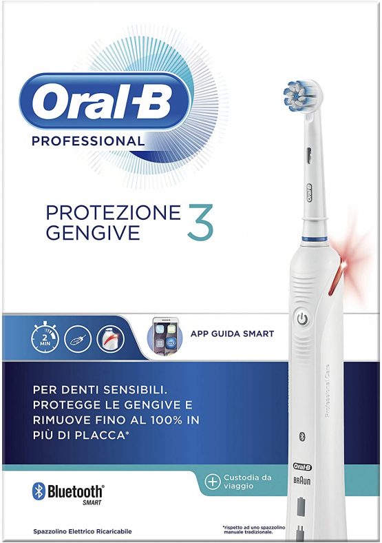 Oral-B Power Pro 3 Gum Protection Electric Toothbrush with Bluetooth